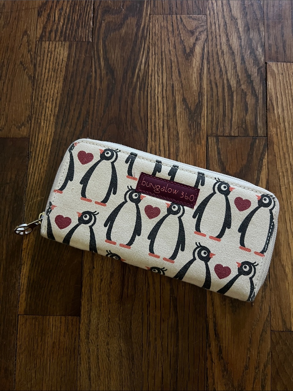 Penguin Print Zip Wallet 🐧